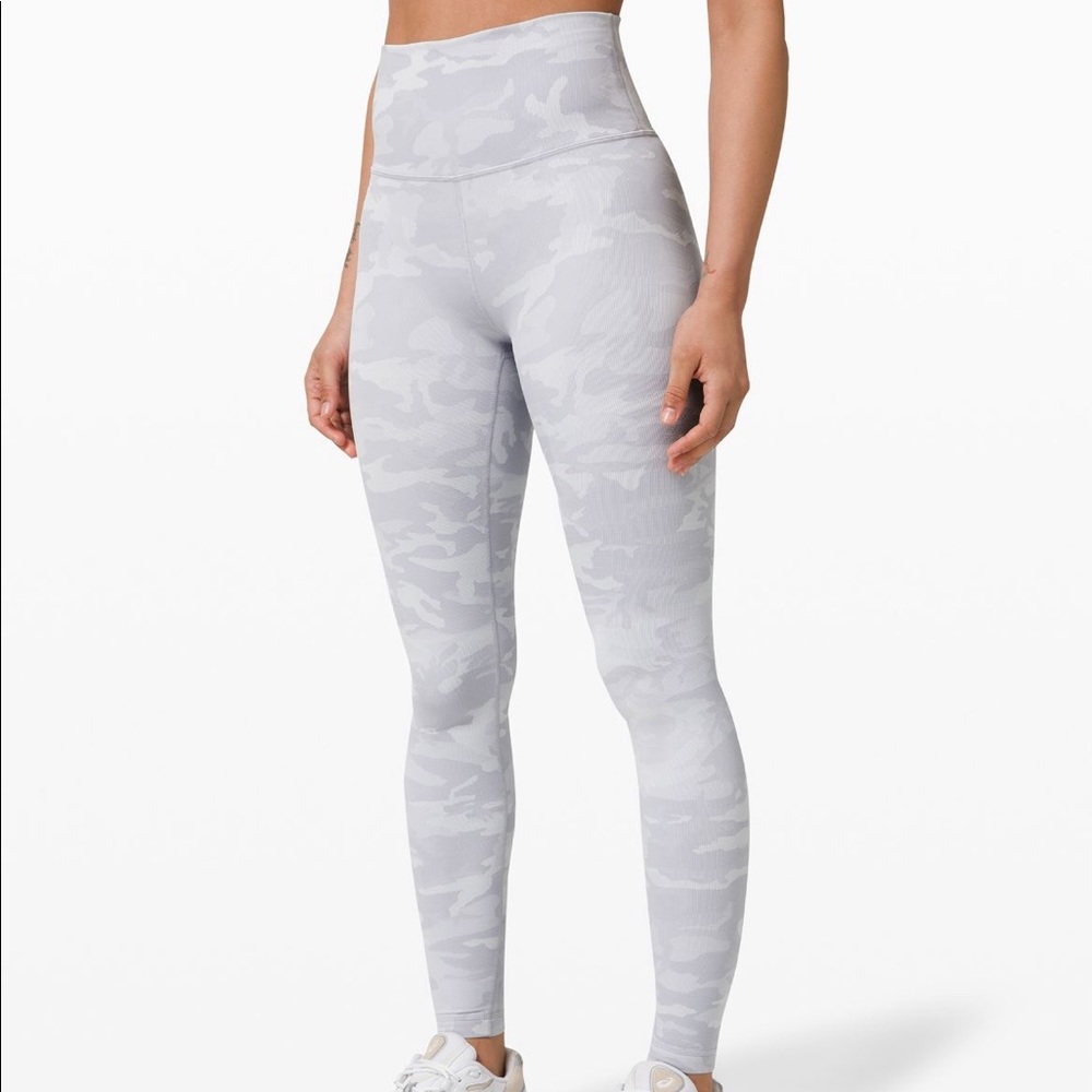 Lululemon Wunder Under Camo Leggings